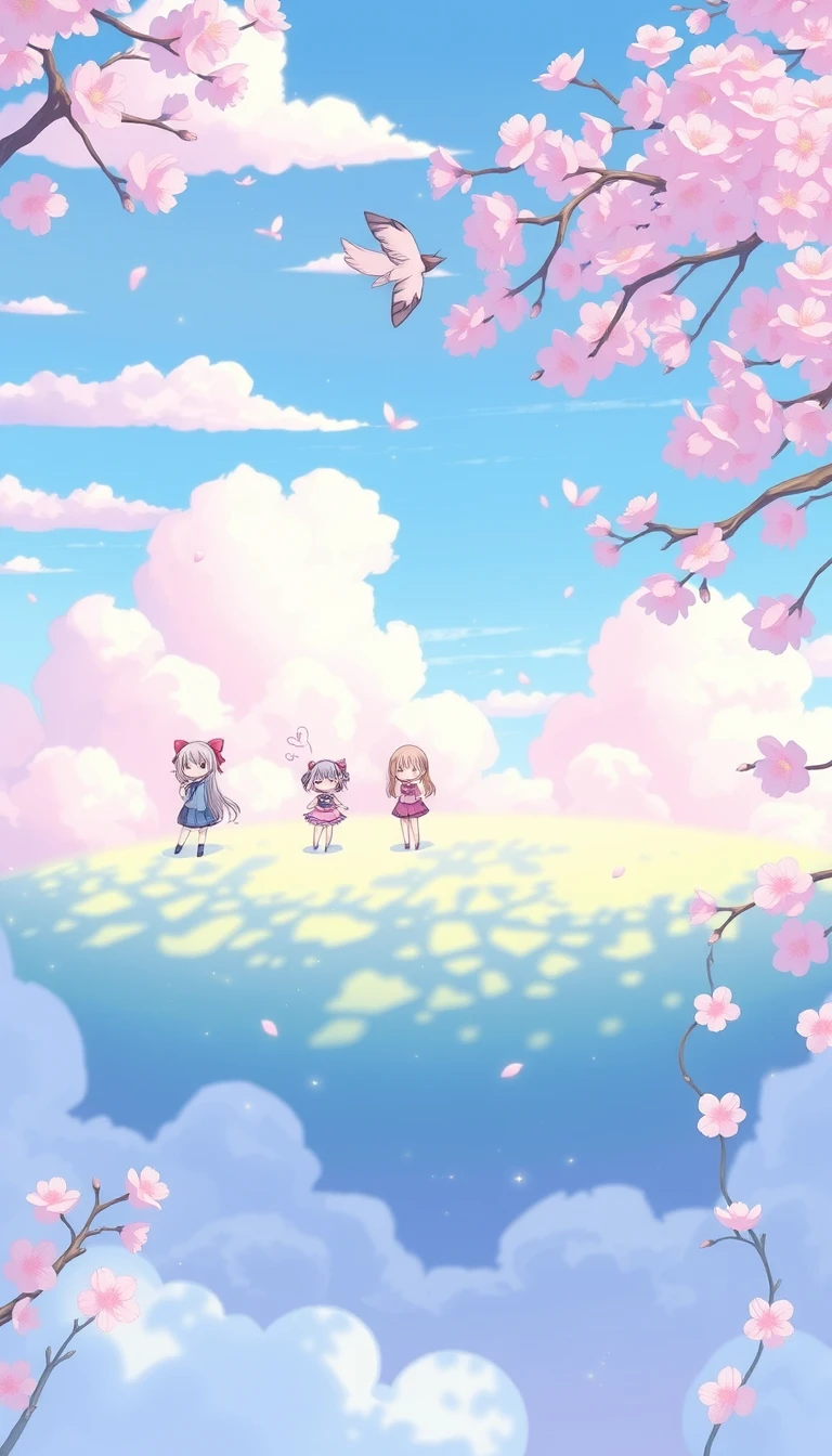 Pastel Anime Phone Wallpaper