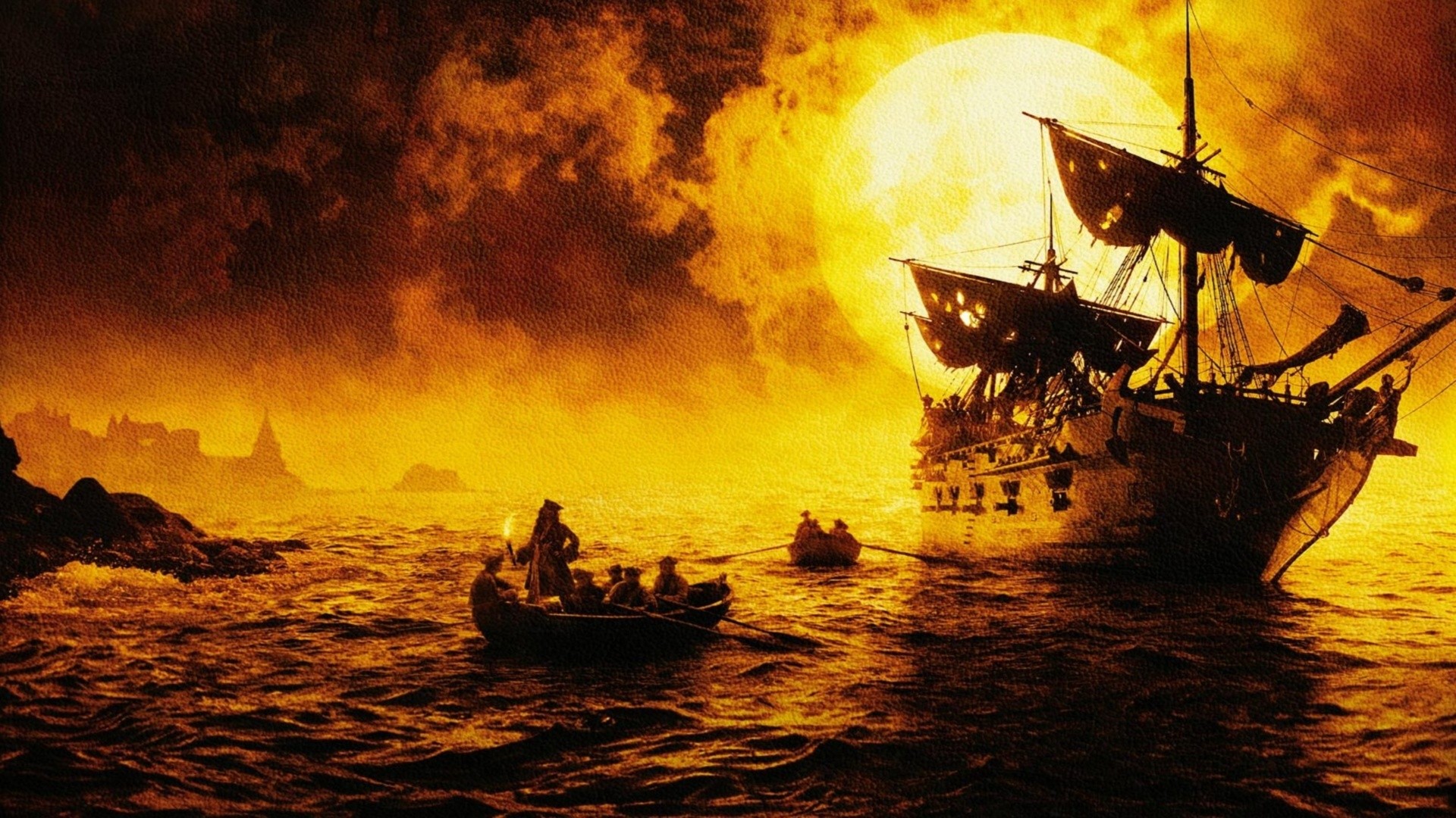 Pirates Of The Caribbean Curse Black Pearl G Wallpaper Background