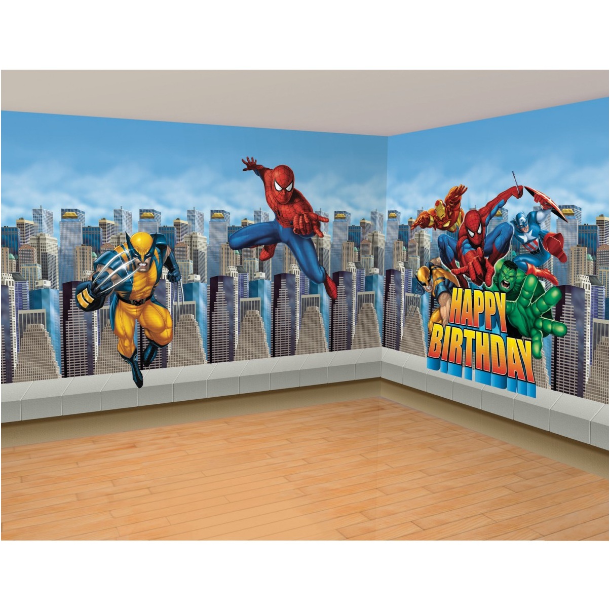 Marvel Super Hero Bedroom Wall Decal Ideas For Kids