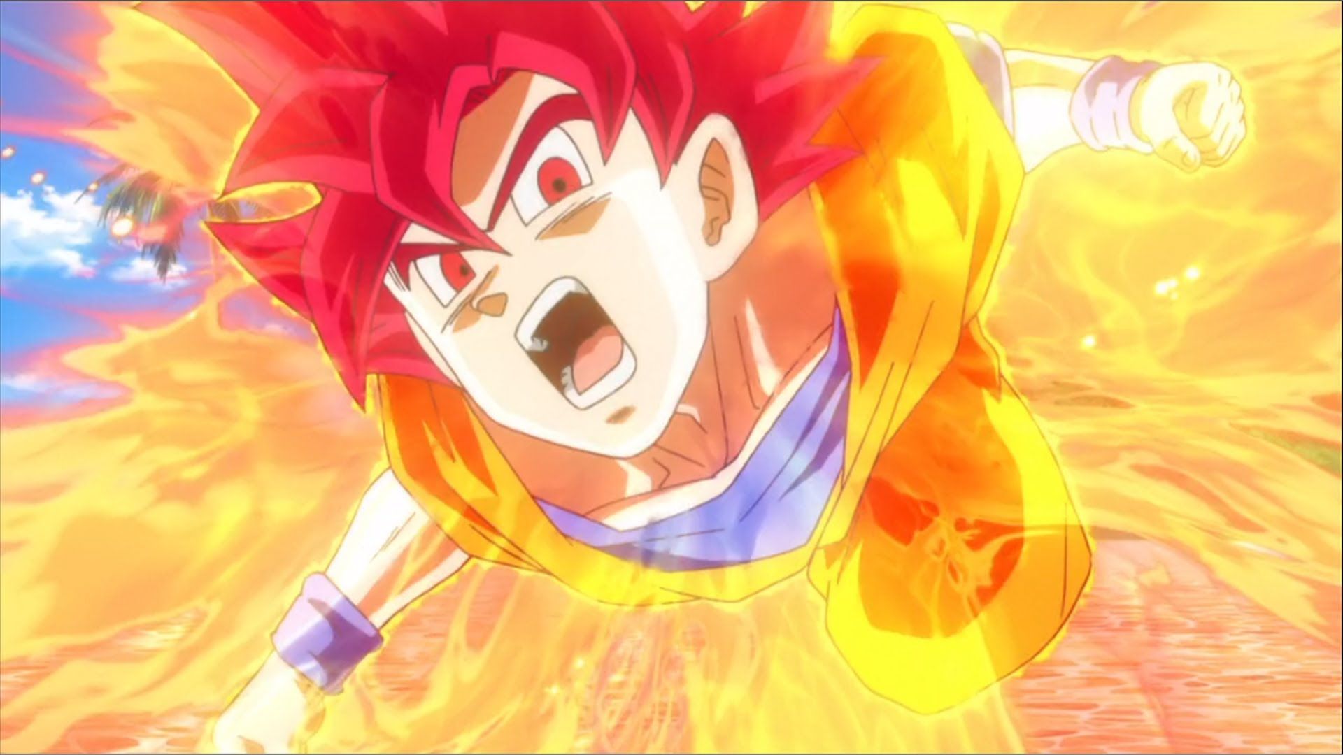 Son Goku Super Saiyan God Wallpaper Anime Dragon