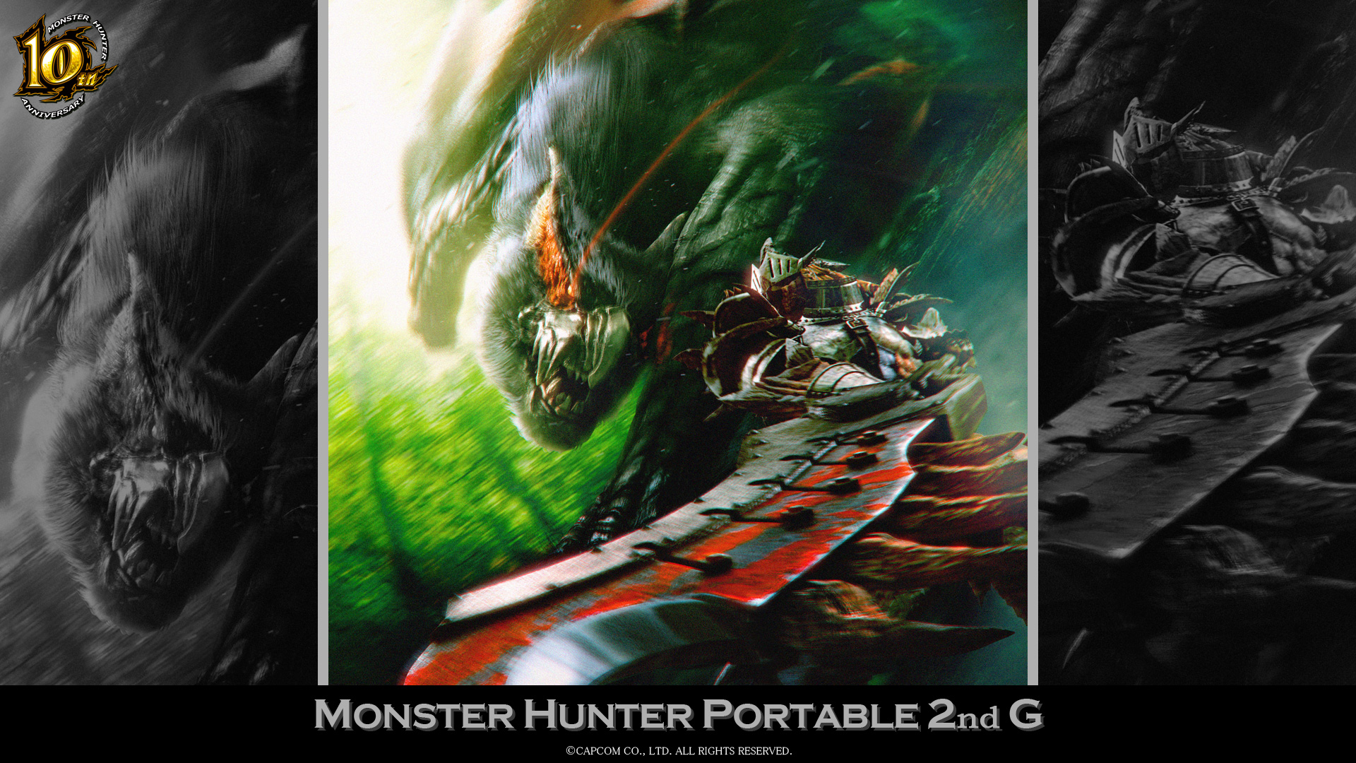 File Mh 10th Anniversary Monster Hunter Dom Unite Wallpaper