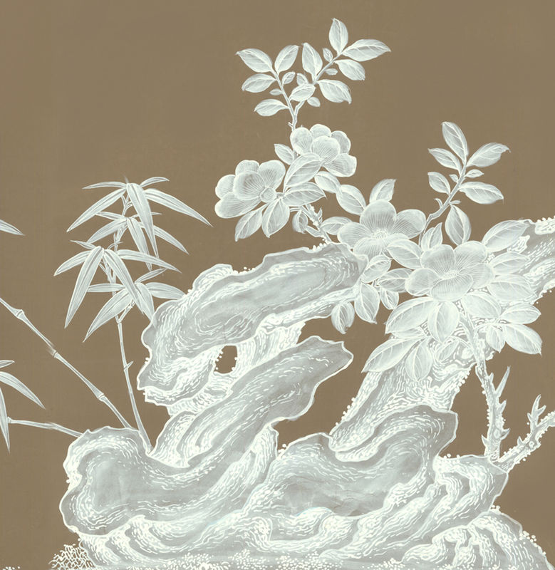 Porcelain Bird Chinoiserie Wallpaper Product Image Of
