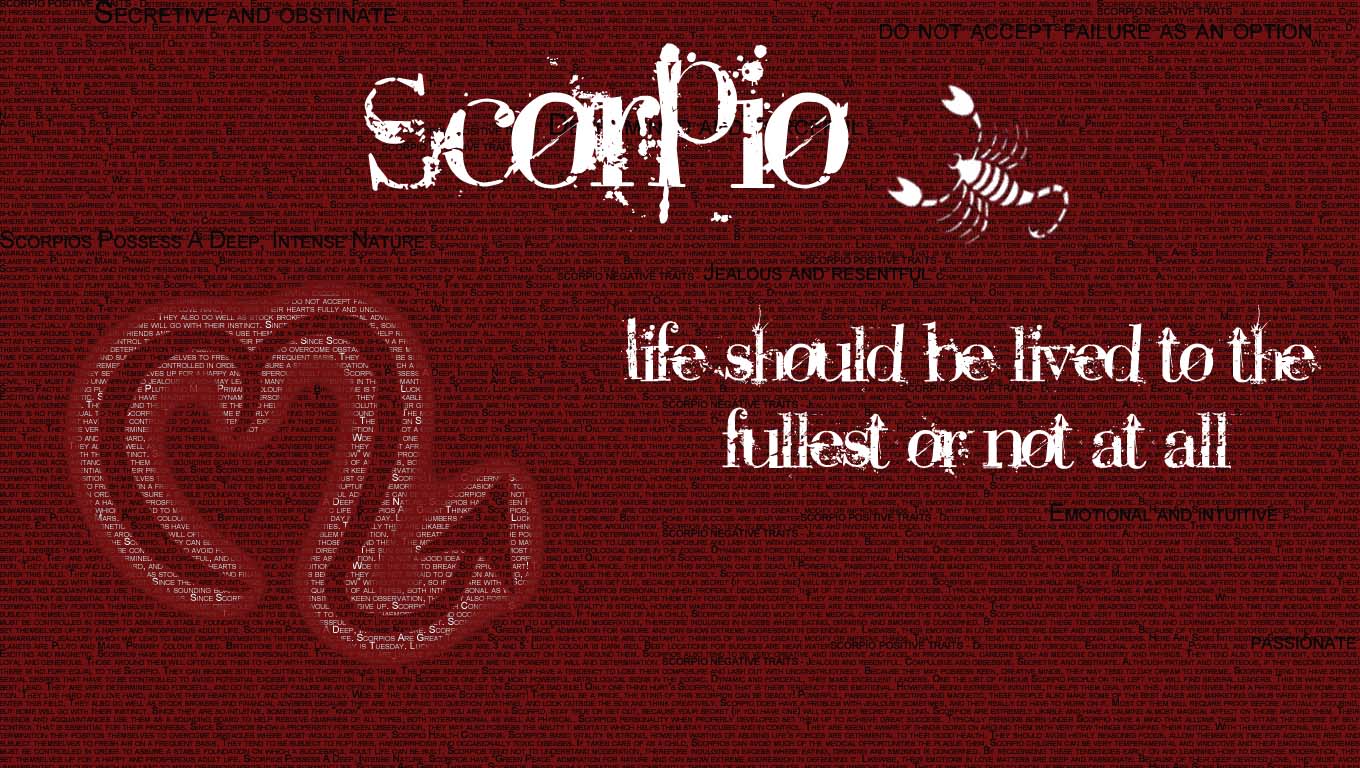 Scorpio Wallpaper By Passionfyre