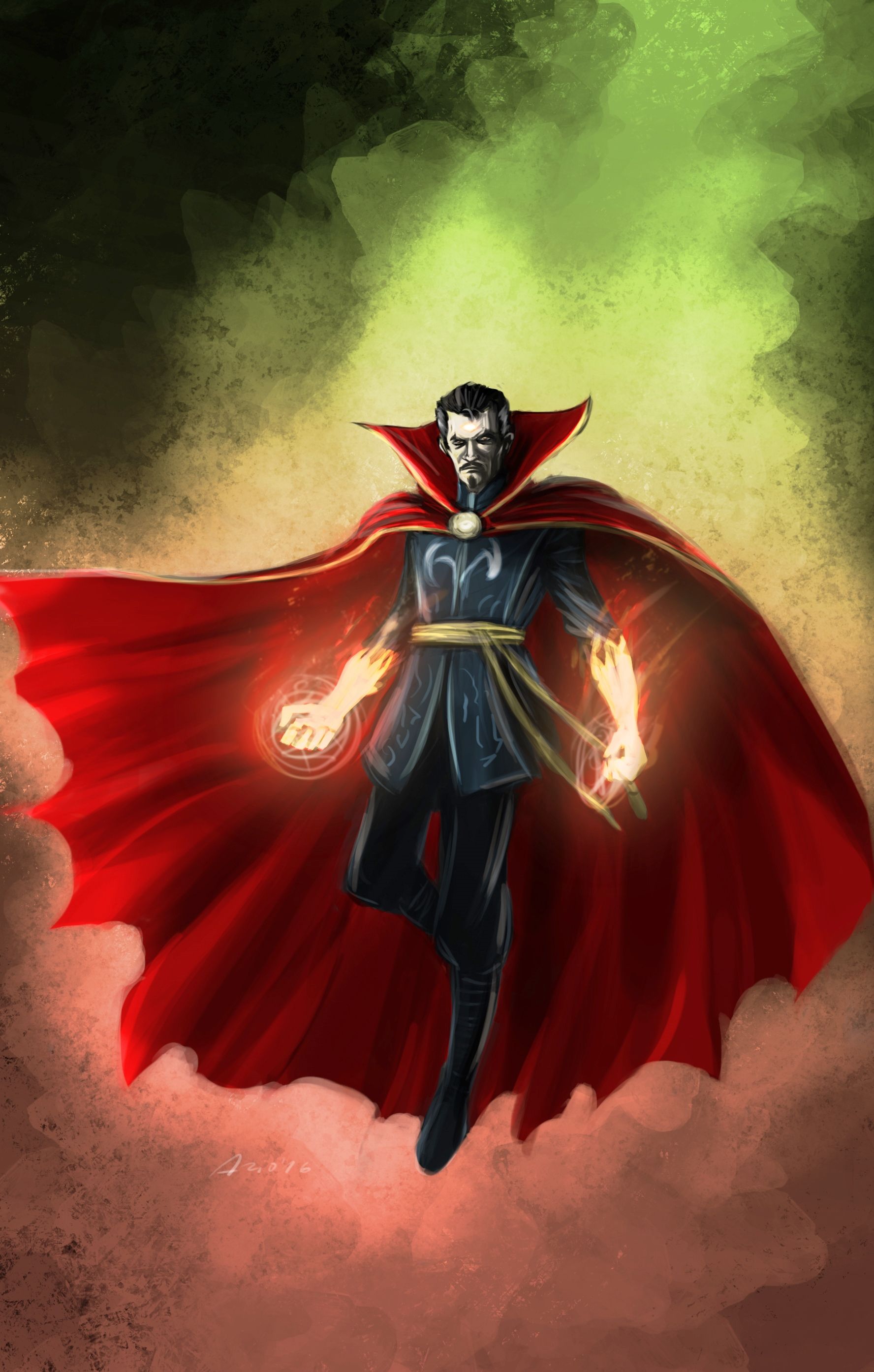 supreme sourcer Doctor strange Marvel superheroes art Doctor
