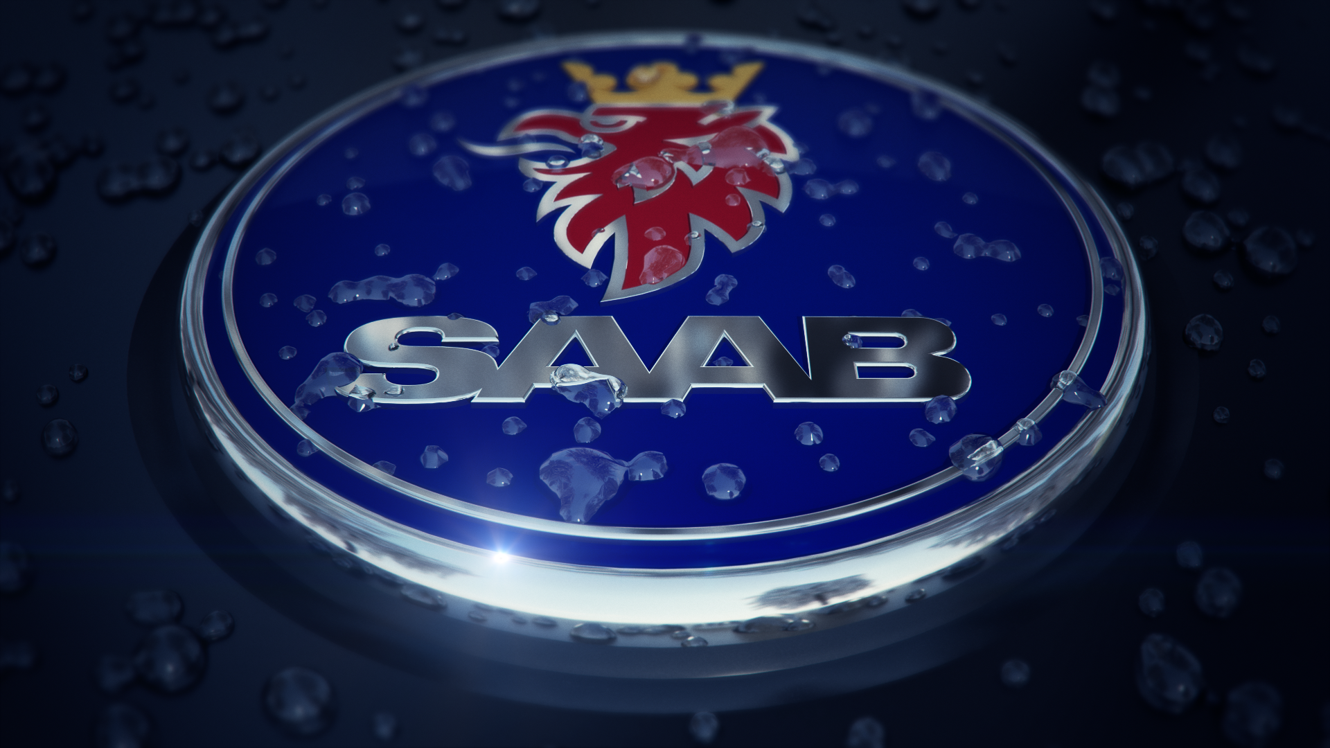 3d Saab Logo Wallpaper For Minishox P