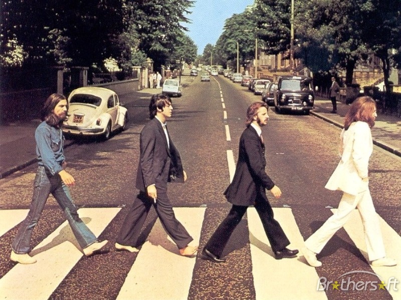 Beatles Abbey Road Wallpaper