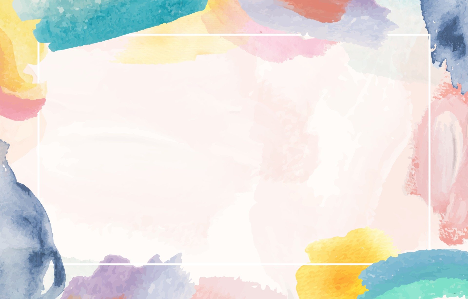 Abstract Colourful Watercolour Background Vector Art At