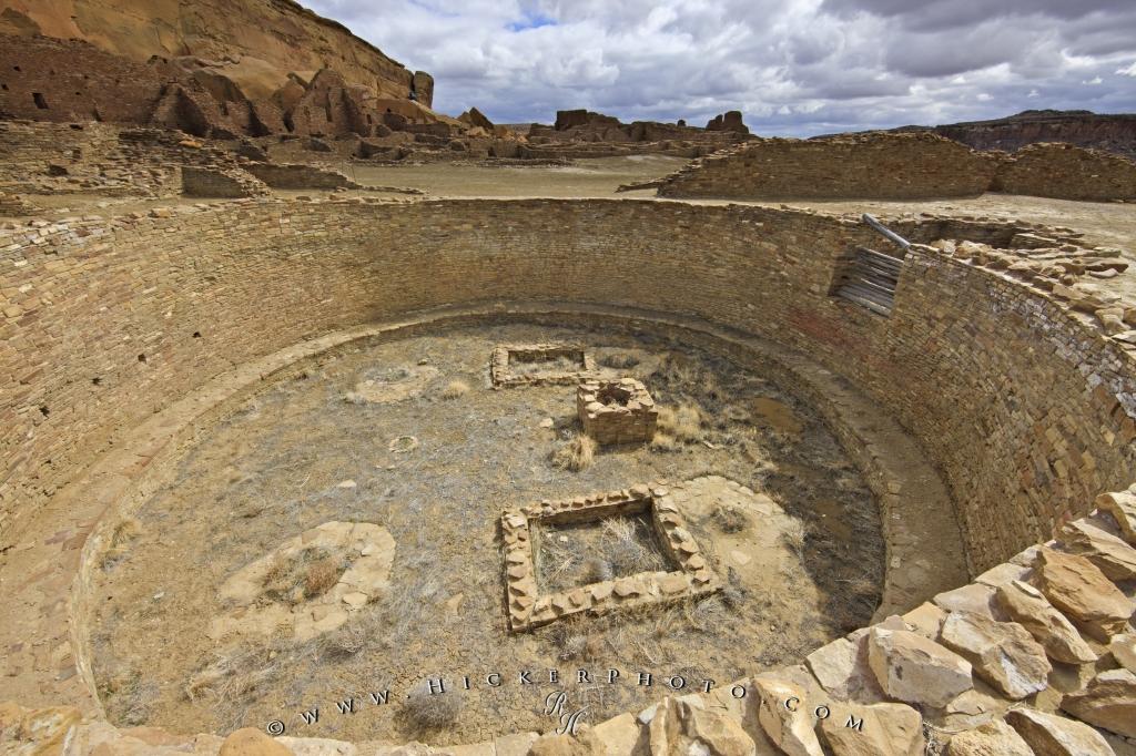 Great Kiva Pueblo Bonito Photo Information