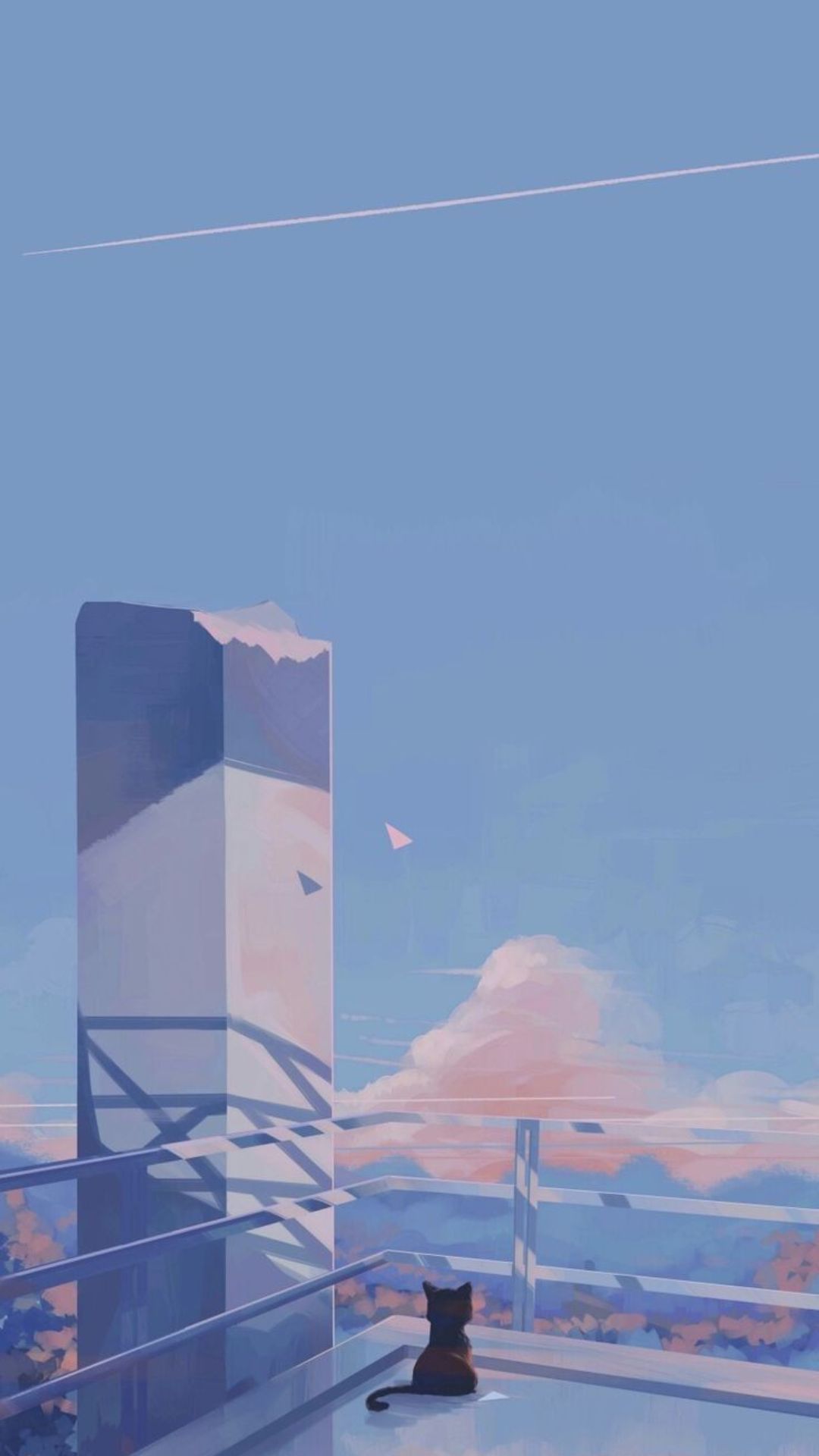 Blue Anime Aesthetic Wallpaper