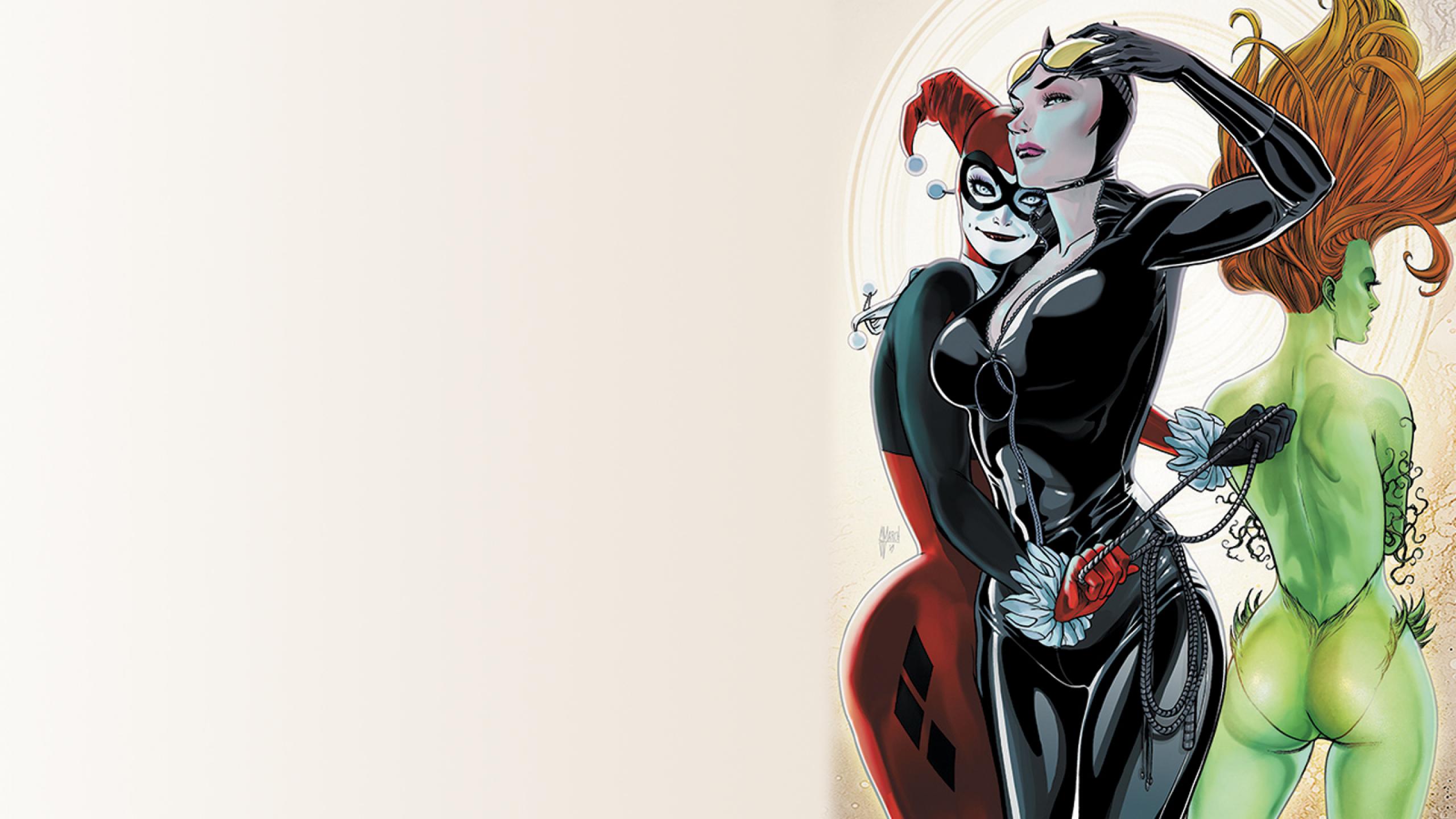 Batman Harley Quinn Catwoman Poison Ivy Ultra Or Dual High Definition