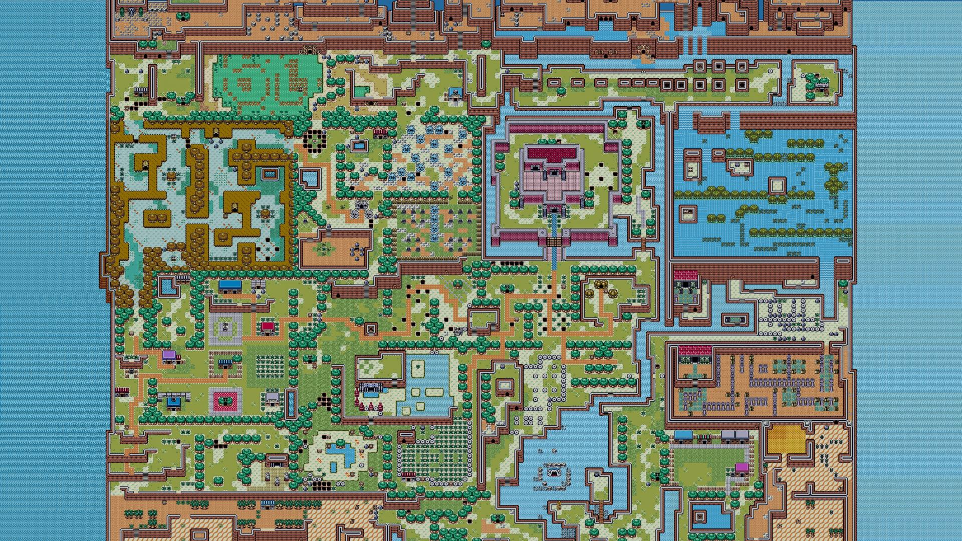 The Legend Of Zelda Maps Retro Bit Wallpaper