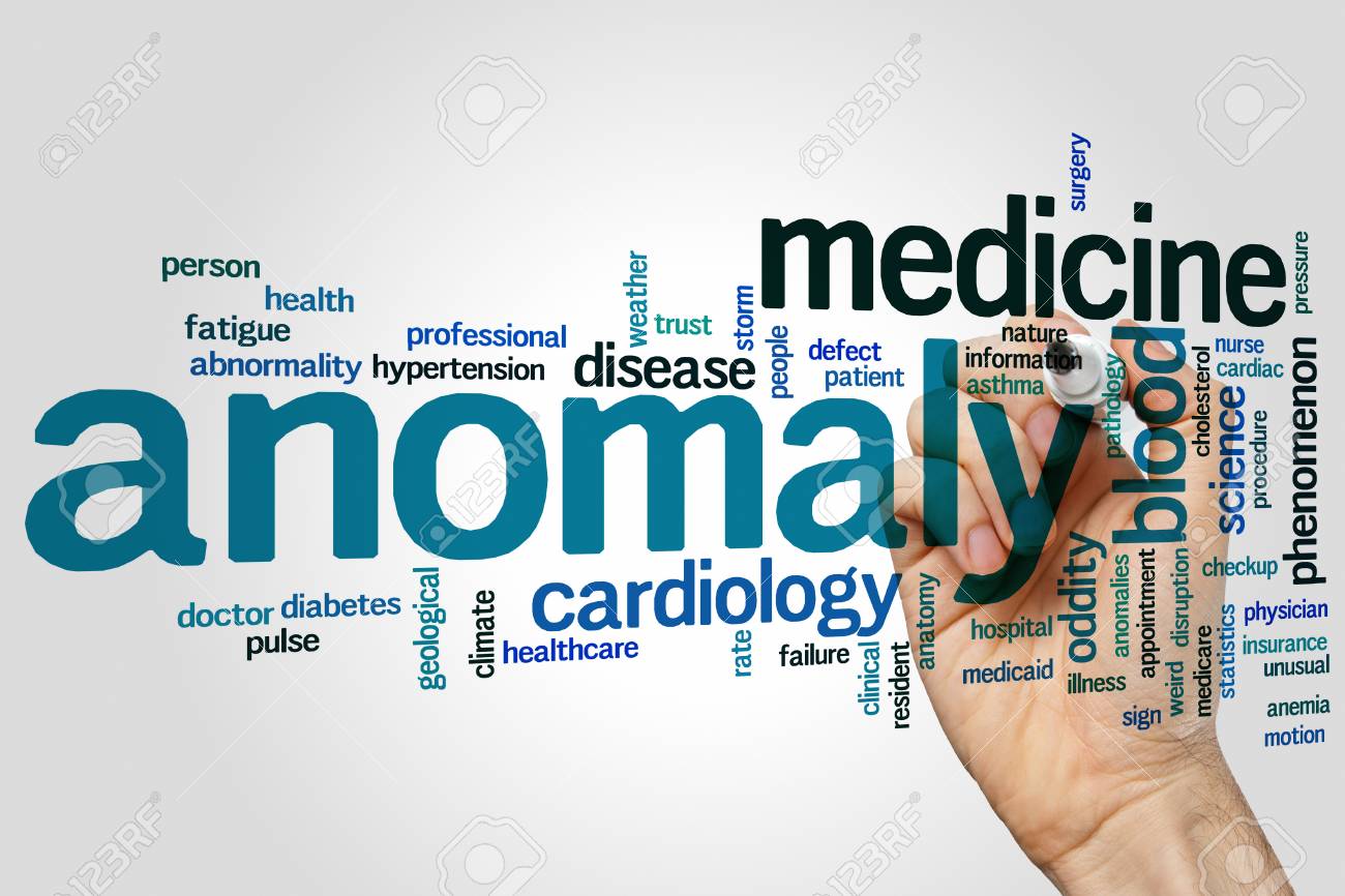 Anomaly Concept Word Cloud Background Stock Photo Picture And