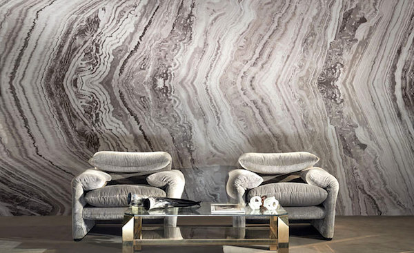 Wallpaper Pattern Living Room Marble Slab Calacatta Gold