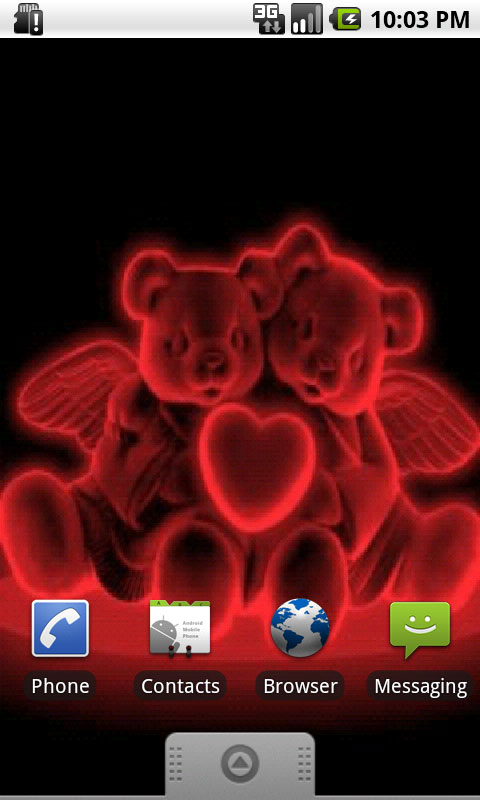 Neon Bears In Love Live Wallpaper For Your Android
