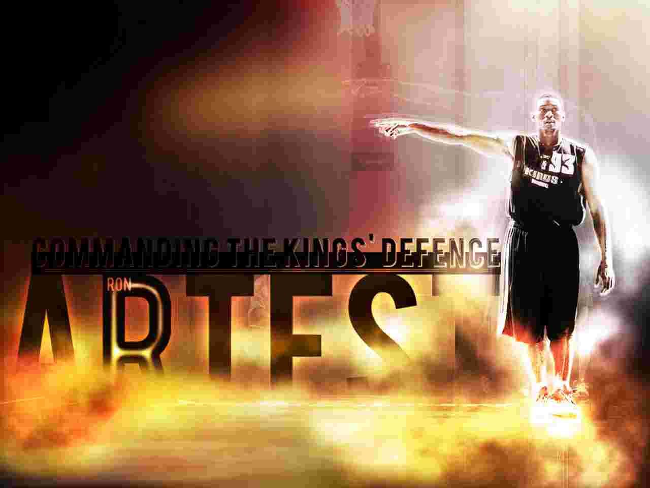 Ron Artest Kings Wallpaper Basketball Sport