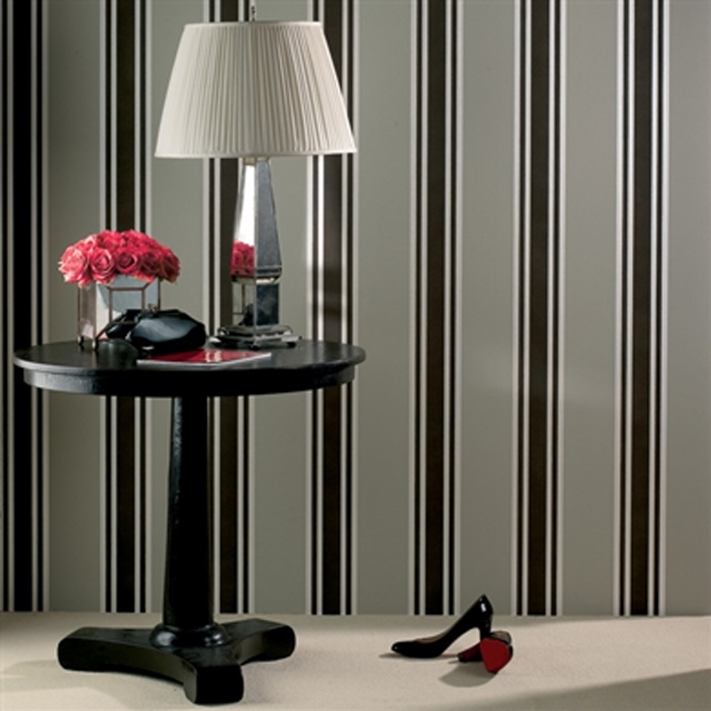 Nina Campbell Online Shop Perroquet Stripe Ncw3832 Striped Wallpaper