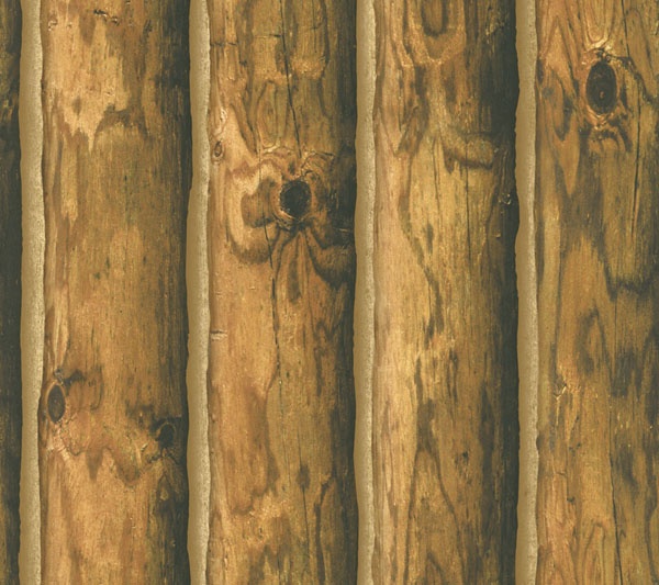 Log Cabin Wallpaper Home Decor Pinterest 600x533