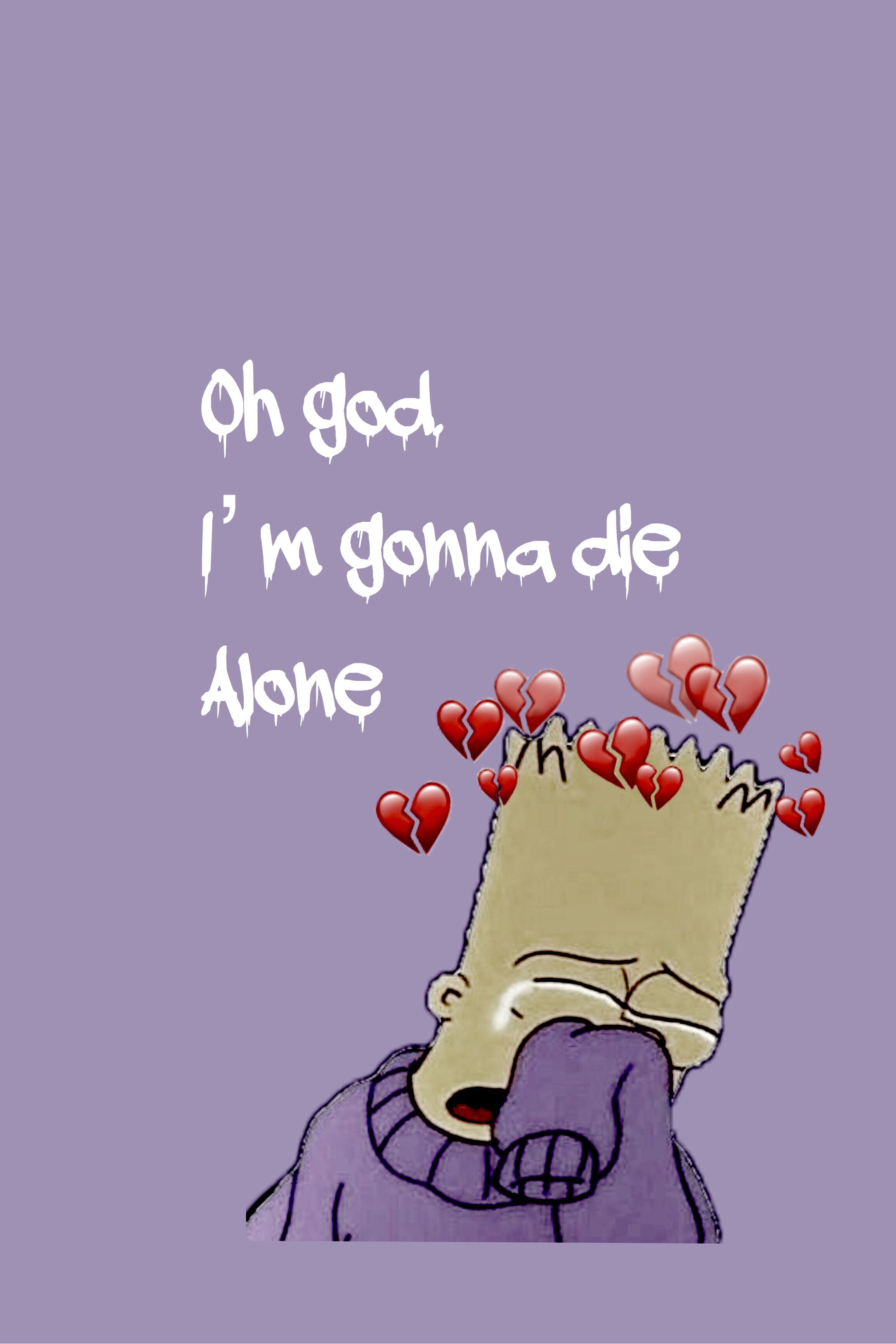 Bart Simpson Depressed Wallpaper On