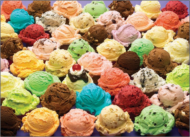 Different Ice Cream Flavors Wallpaper