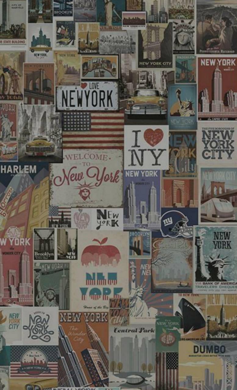 Download Artwork Of New York Aesthetic Picture Wallpaper