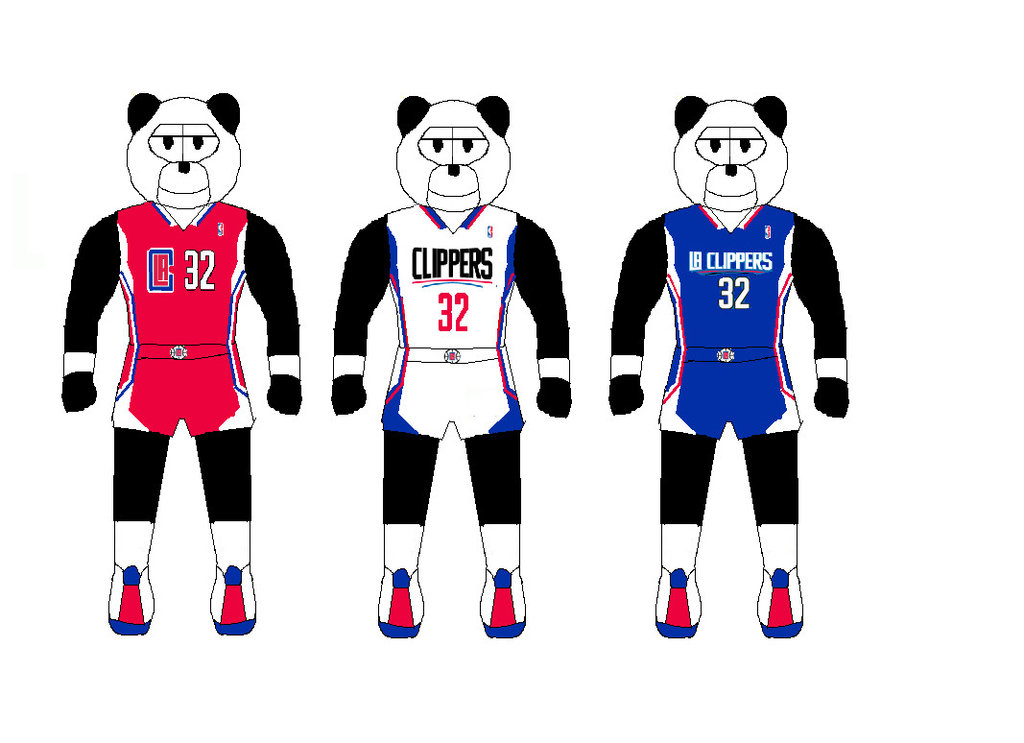 La Clippers Panda By Hbgoo