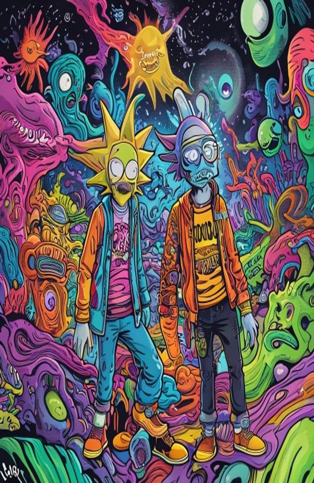 Supreme Rick And Morty Wallpaper