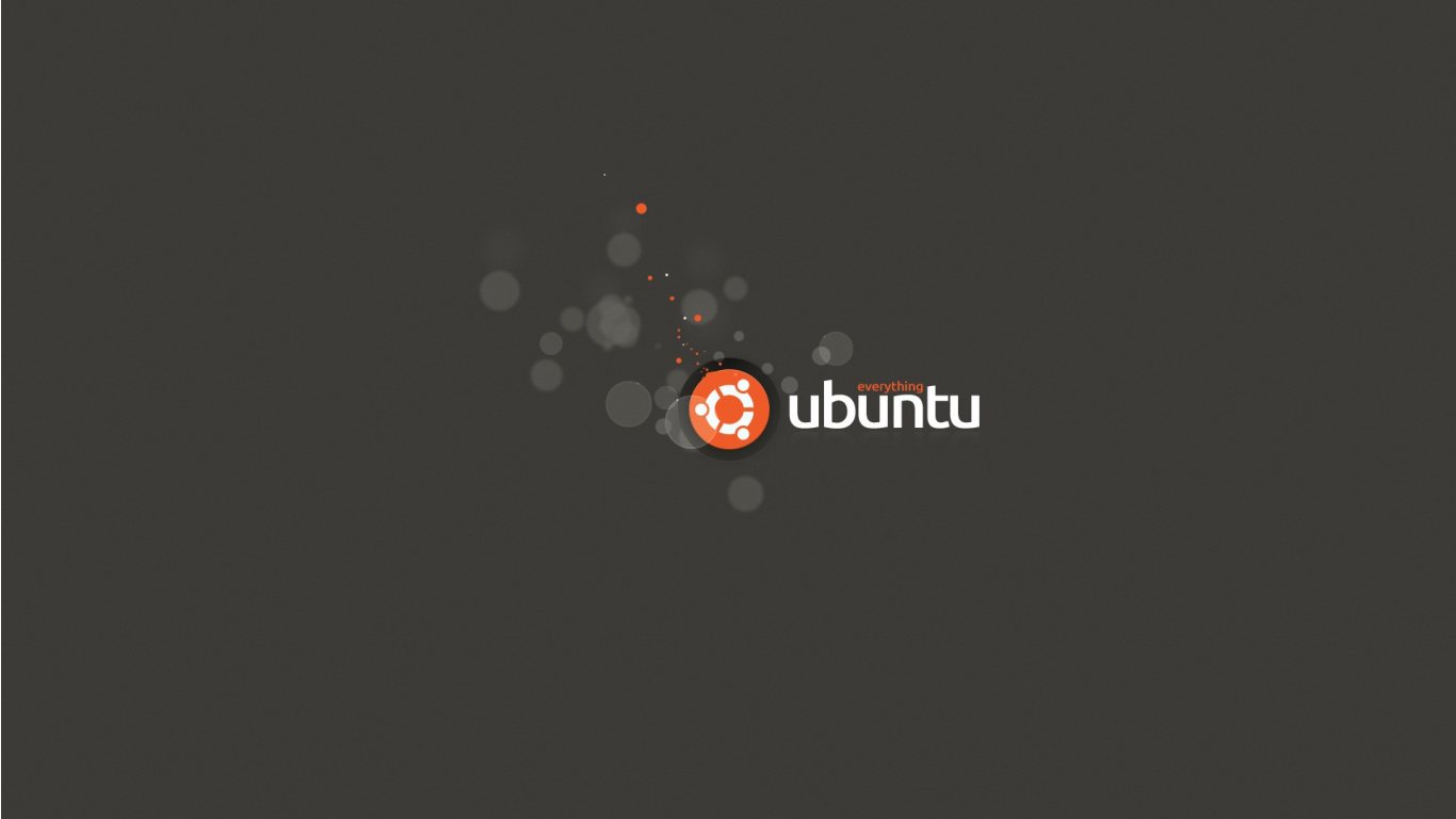 Ubuntu Everything HD Wallpaper 1366 x 768
