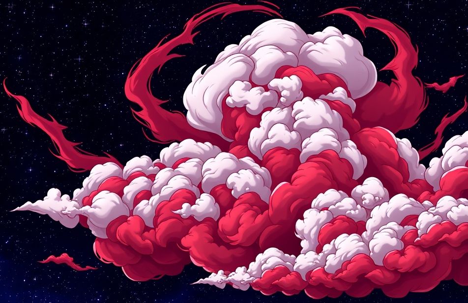 Akatsuki Clouds HD Wallpaper