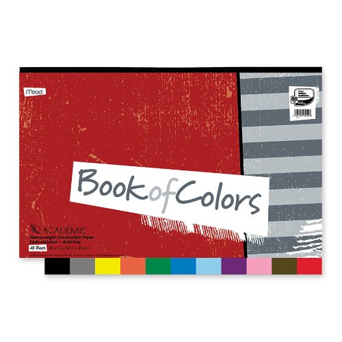 Mead Acad Mie Book Of Colors Heavyweight Paper Sheets X