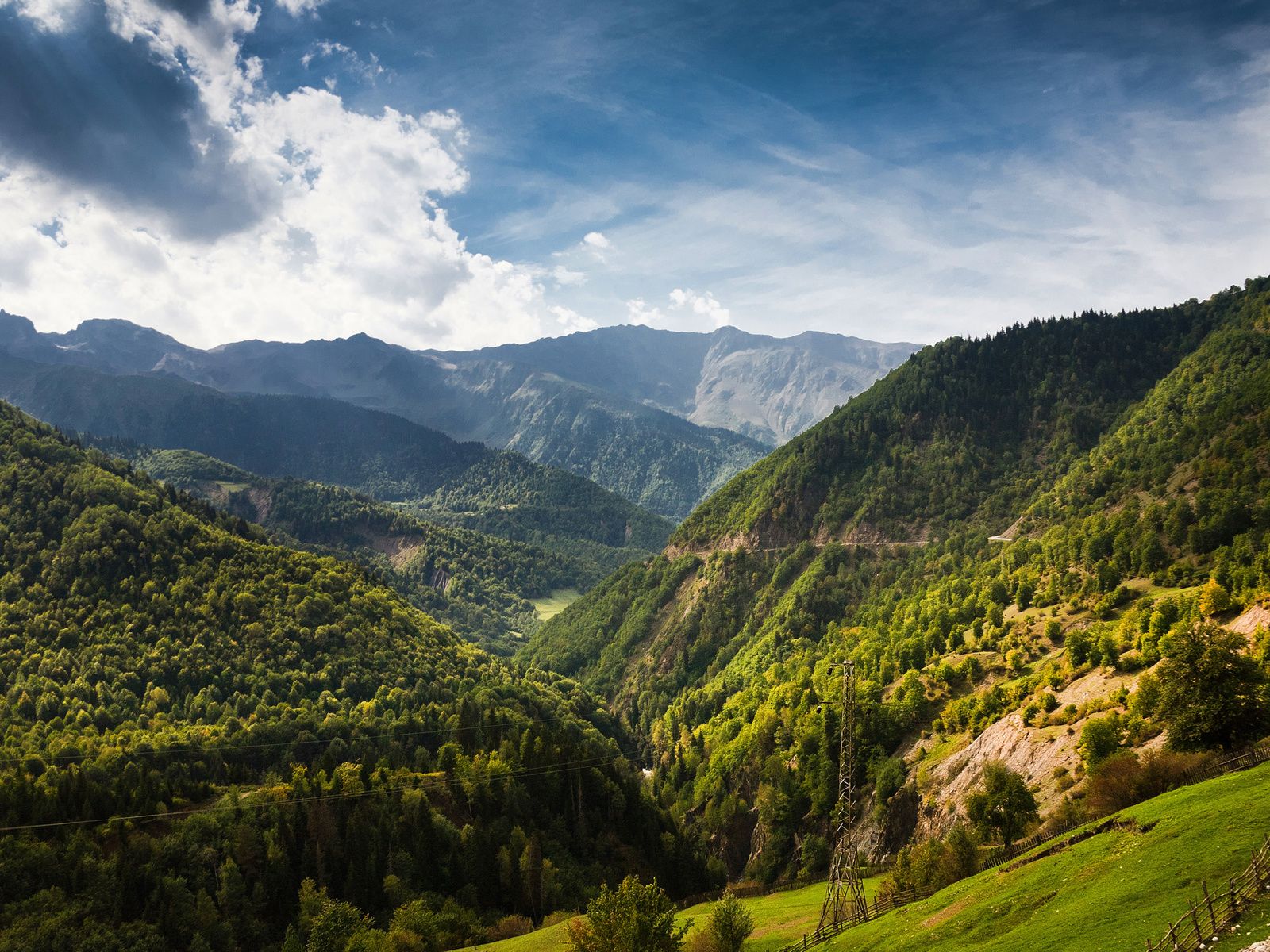 Georgia Travel To Mountains Landscape Wallpaper