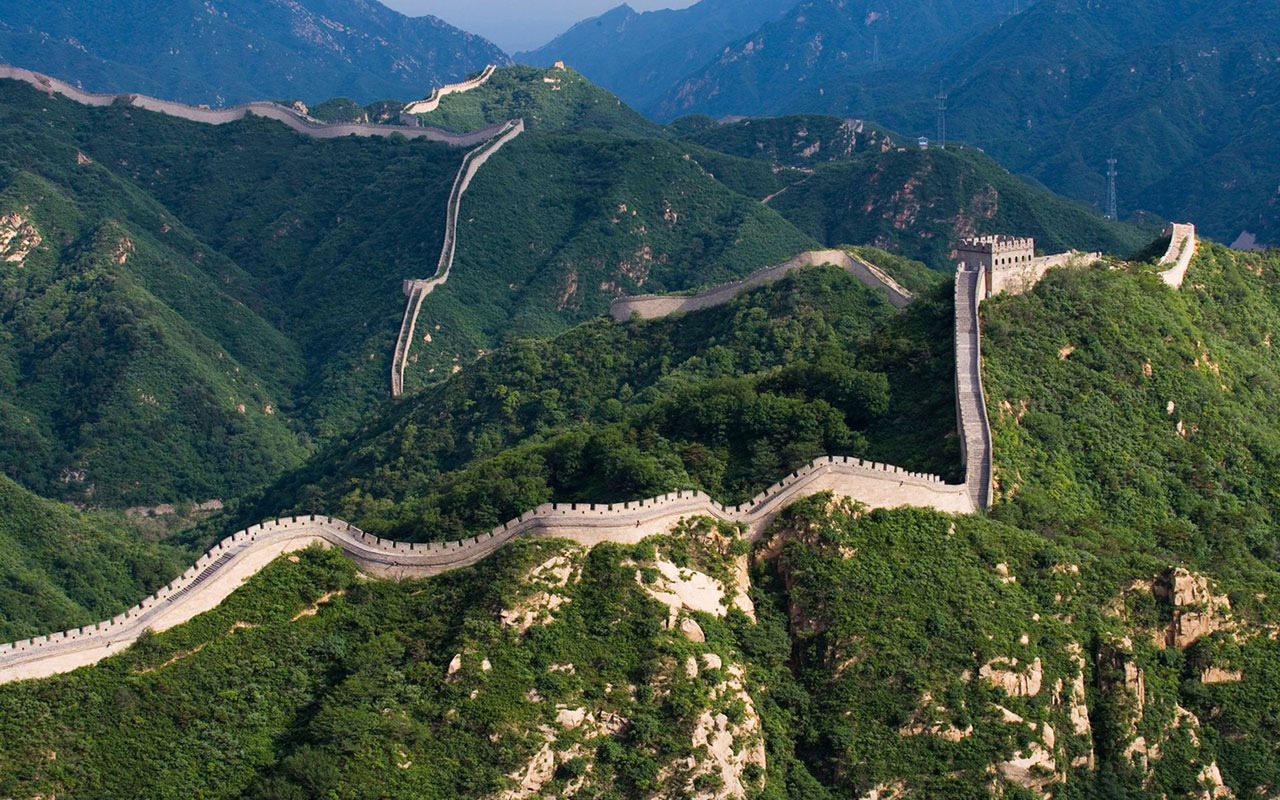 Wallpaper Badaling Great Wall Desktop