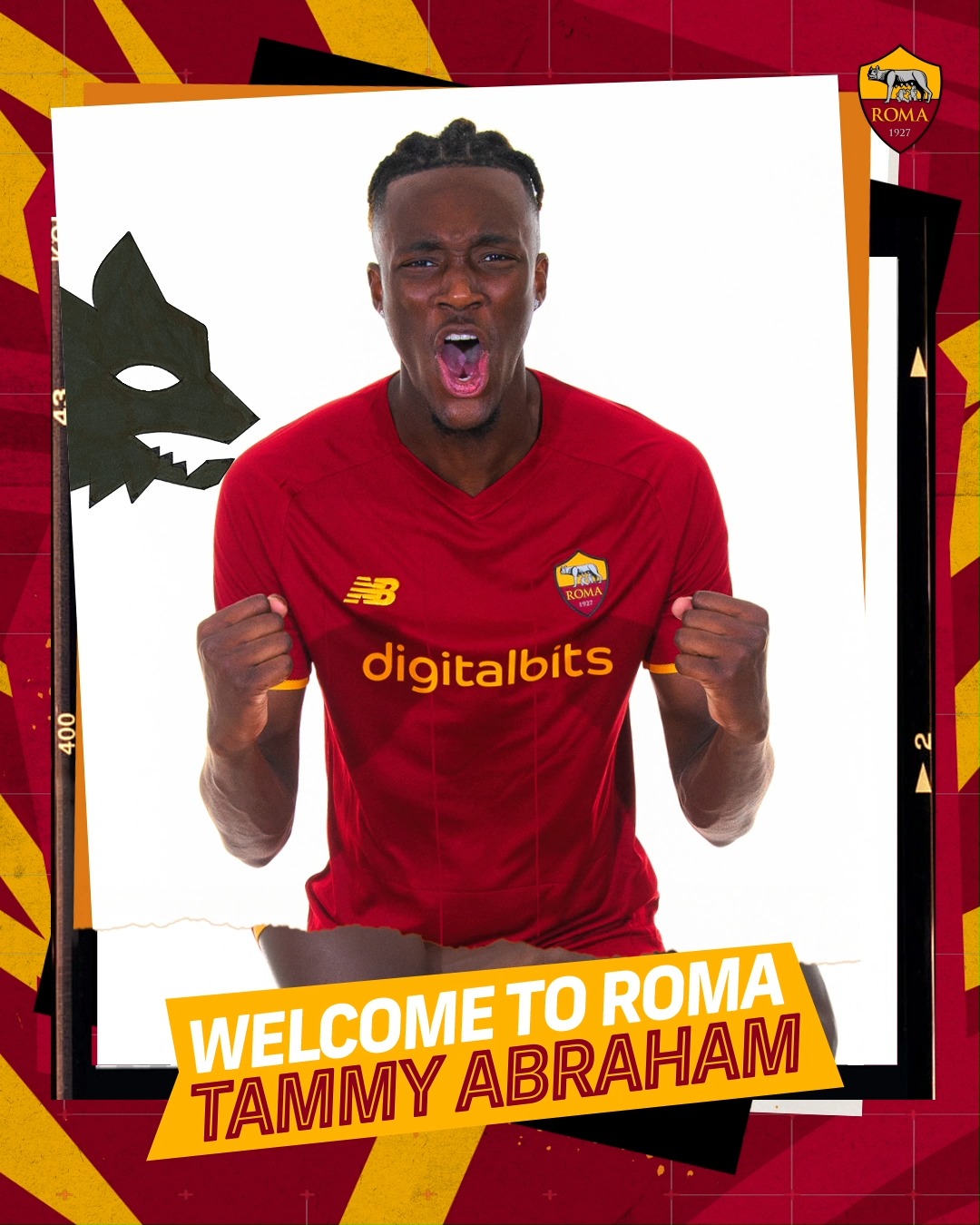 AS Roma   Welcome to Roma Tammy Abraham Facebook 1080x1350