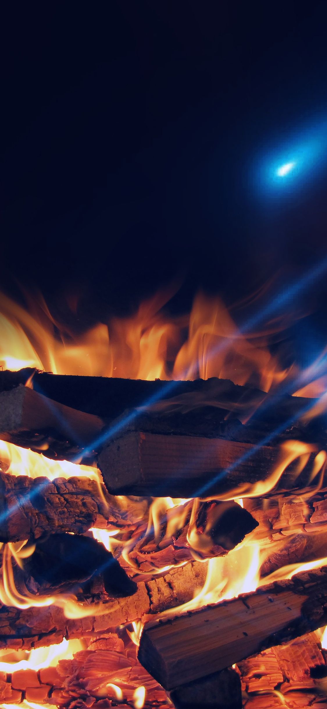iPhone Fire Wallpaper On