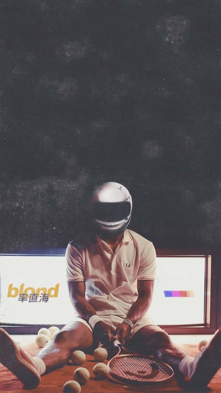 Frank Ocean Aesthetic Helmeted By Tanya Wallpaper