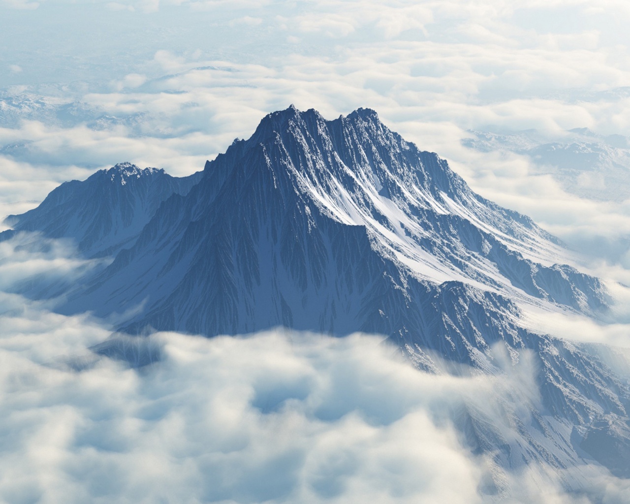 Mount Olympus Aerial Desktop Pc And Mac Wallpaper