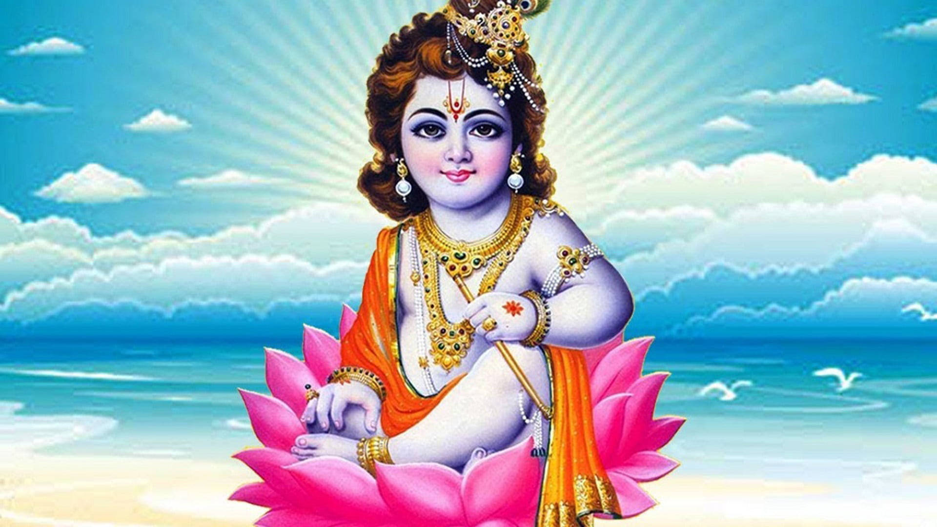 Little Krishna Wallpaper