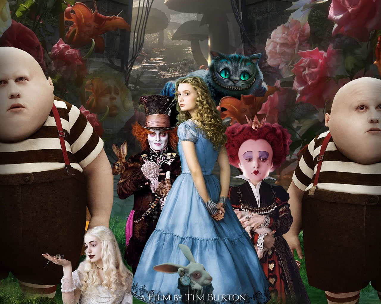Alice In Wonderland Movie Poster Wallpaper HD