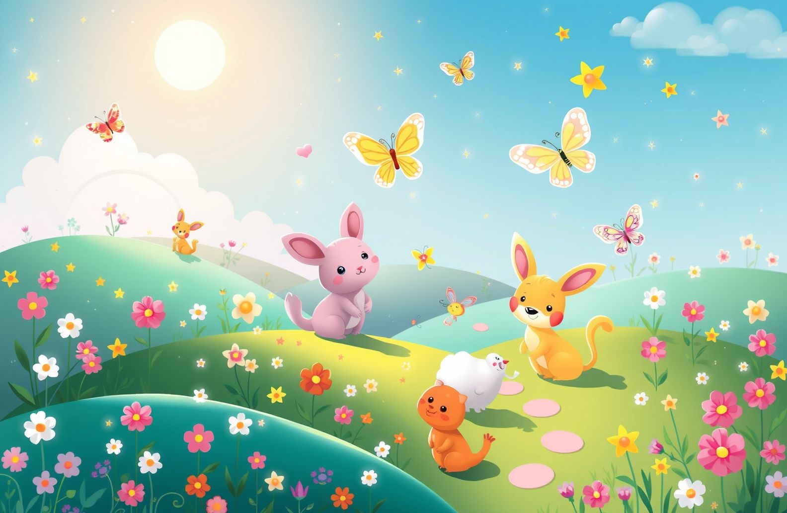 Cute Cartoon Wallpaper For Girls
