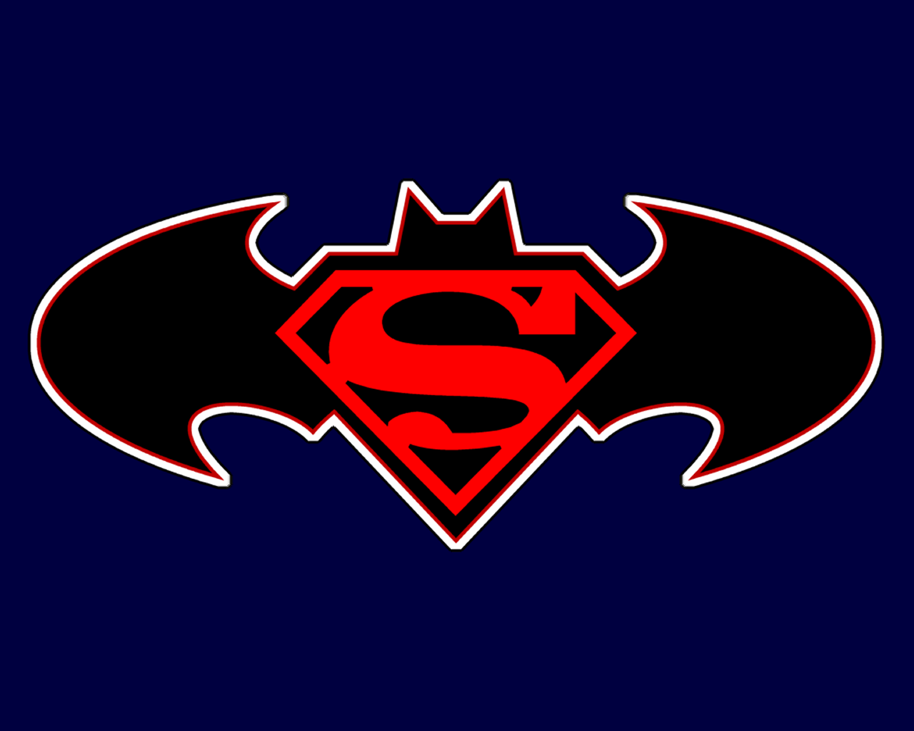 Superman And Batman Logo Wallpaper Ic Image