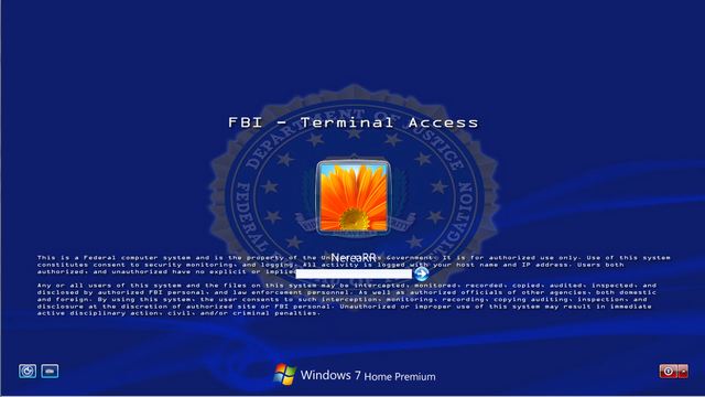 Fbi Terminal Wallpaper Logon Screen For Windows
