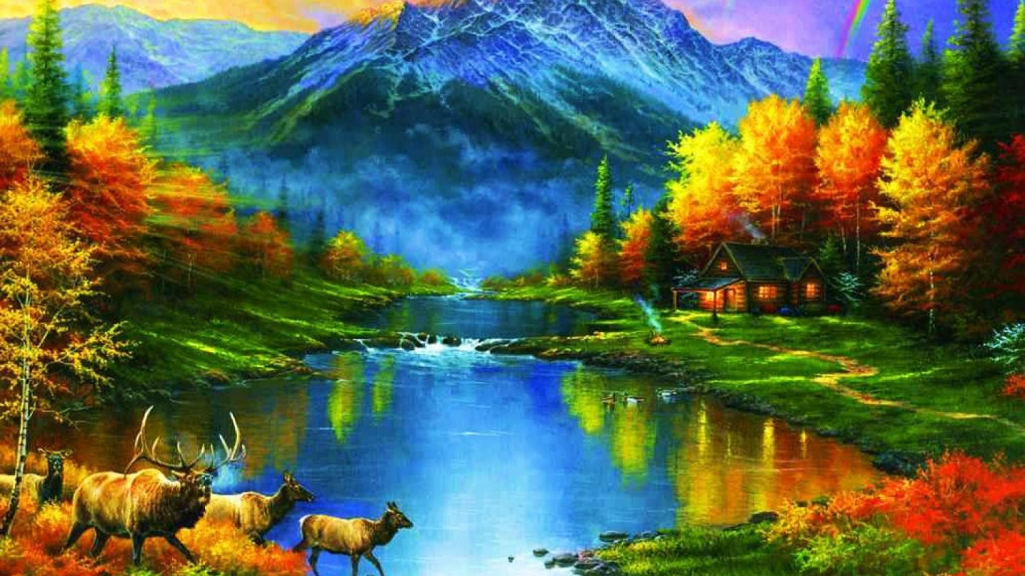 Beautiful River Desktop Background Image Wallpaper