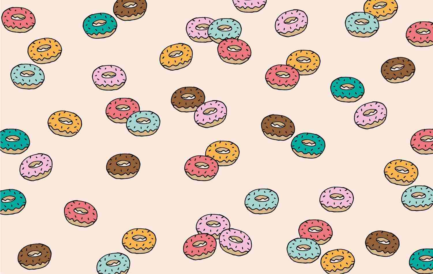 Donut Laptop Wallpaper Top Background