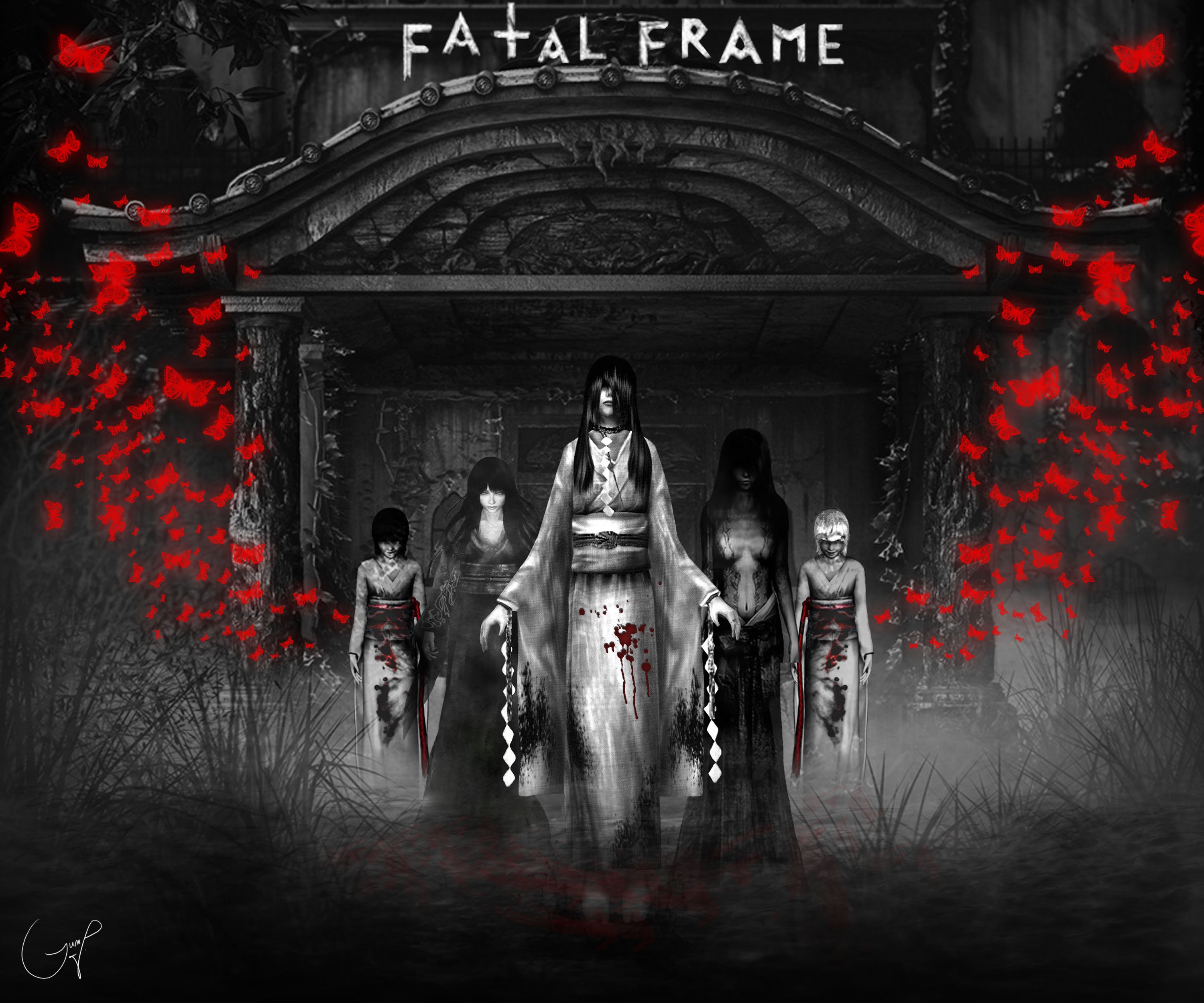 Fatal Frame Project Zero Supernatural Survival Horror Dark 1fframe