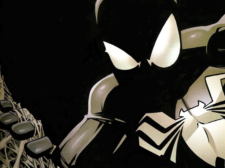 Black Suit Spiderman Ic Wallpaper