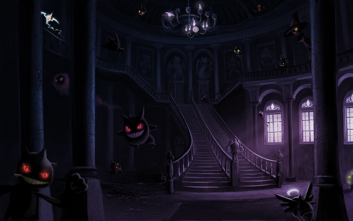 Haunted Mansion Wallpaper By Arkeis Pokemon