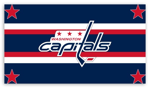 This red white and blue Washington Capitals wallpaper with stars is