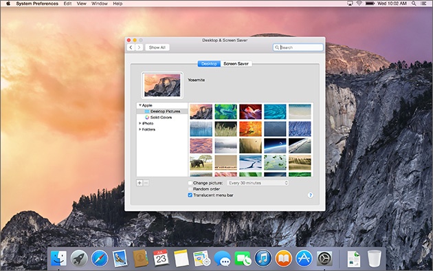 Apple Os X Yosemite Desktop Background S Default