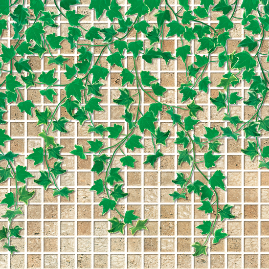 Home Self Adhesive Wallpaper Wallpaper Tile Ivy Tile Effect