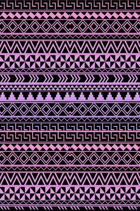 Aztec Print Prints Purple Wallpaper Tribal Pattern