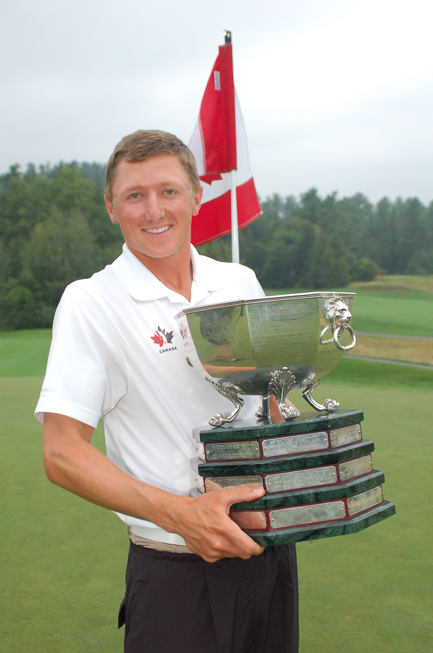 Mackenzie Hughes Canadian Amateur Trophy Wallpaper